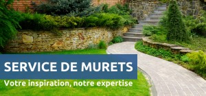 service de pose de muret à Laval, Mirabel, Terrebonne, Repentigny, Laurentides ou sur la Rive-Nord de Montréal / Paysagiste Rive-Nord