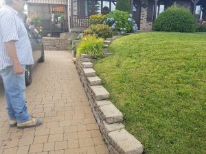 Pose de pavé uni à Blainville - Amenagement paysager - Paysagiste-Rive-Nord